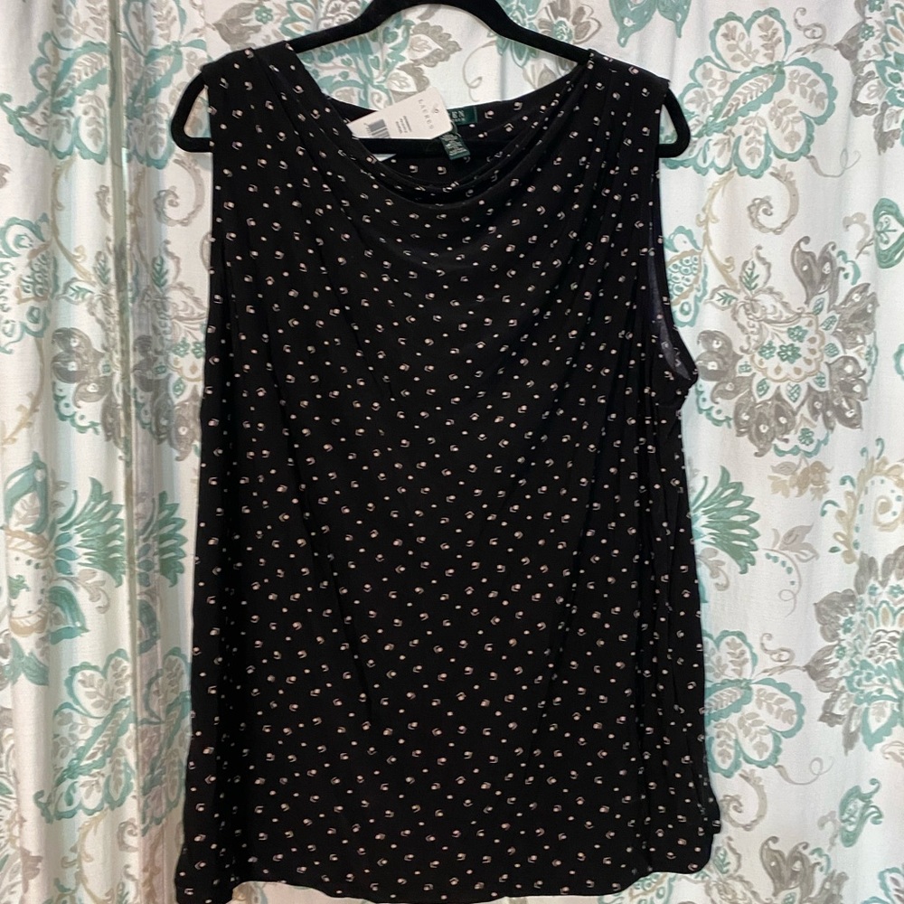 Lauren / Ralph Lauren sleeveless top 2x nwt